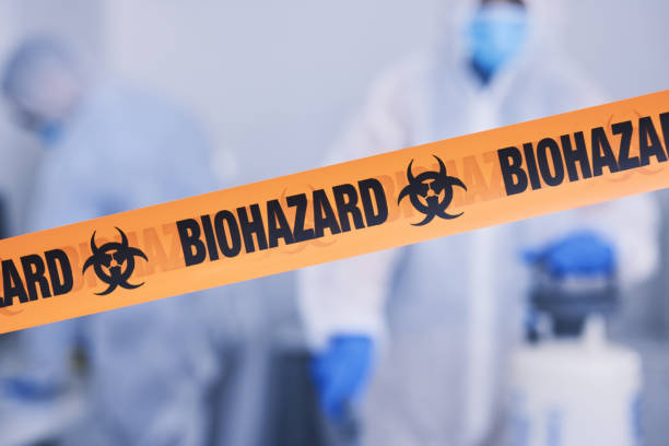 Professional Biohazard Cleanup technician working in Abingdon, IL